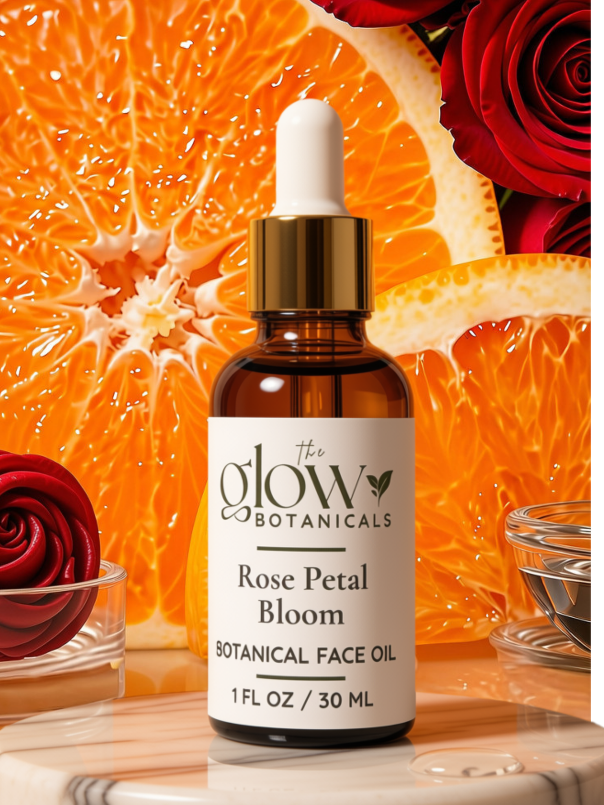 Rose Petal Glow Botanical Face Oil