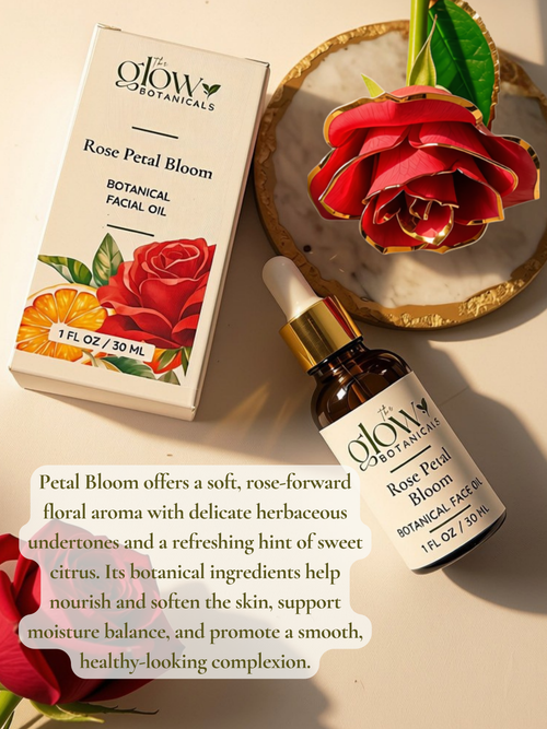 Rose Petal Glow Botanical Face Oil