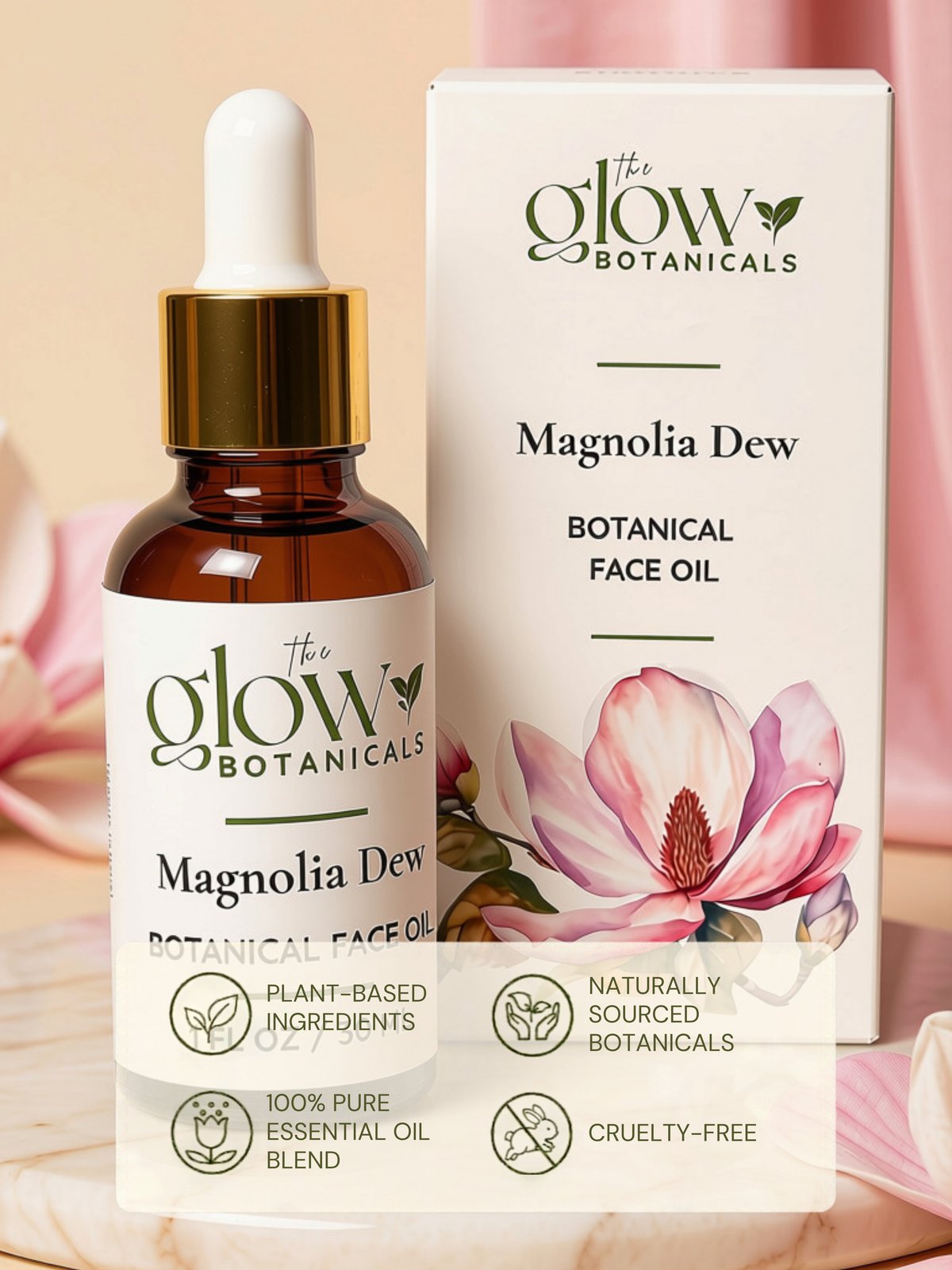 Magnolia Dew Botanical Face Oil