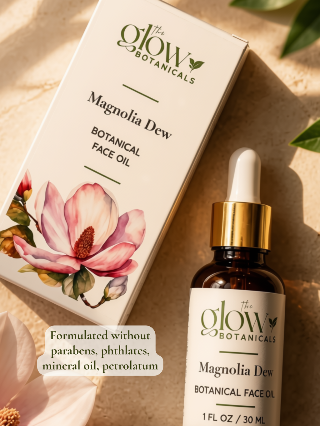 Magnolia Dew Botanical Face Oil