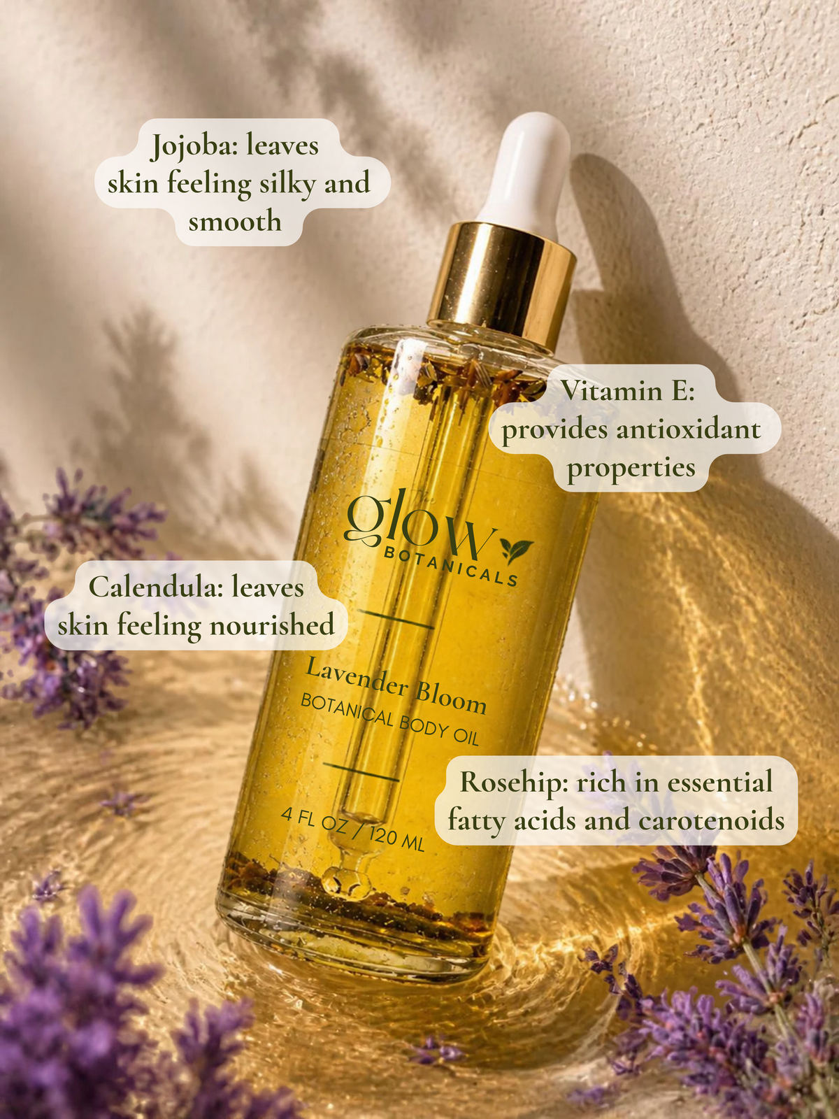 Lavender Bloom Botanical Body Oil